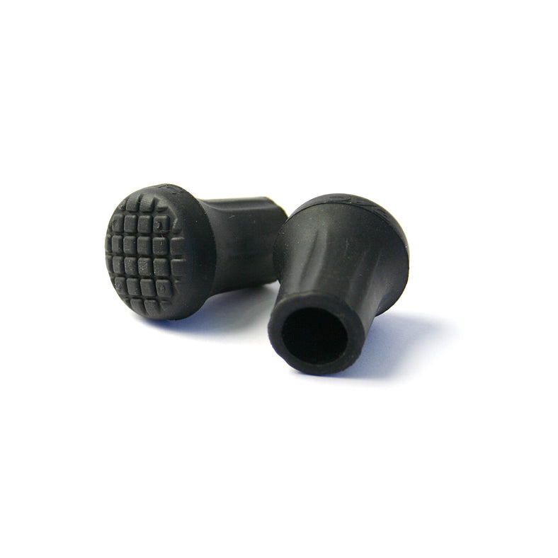 Pole Rubber Tip (pair) Black